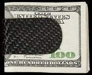 100% All Carbon Fiber Money Clip.