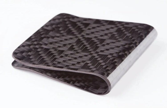 Checkered Weave Carbon Fiber Money Clip