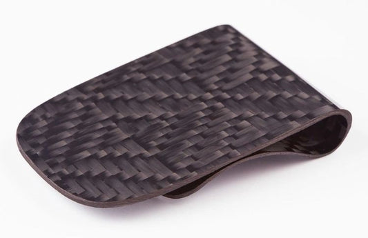 Checkered Carbon Fiber Money Clip
