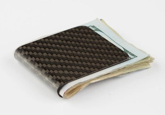 Large Classic Carbon Fiber Moeny Clip