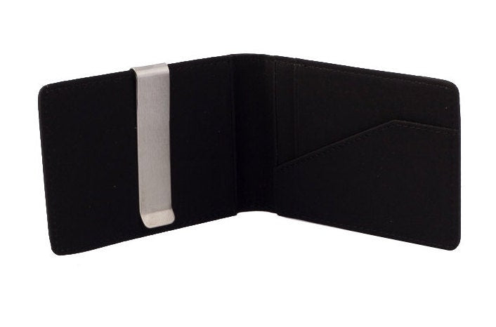 Money Clip Wallet - Mens Wallets slim Front Pocket RFID Blocking Card Holder Minimalist Mini Bifold stainless steel money clip mens wallet