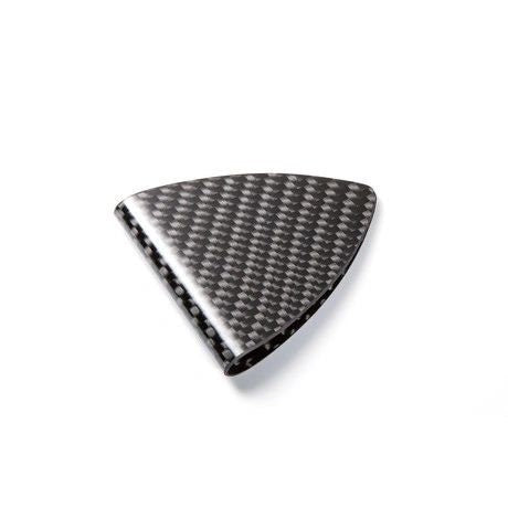 Single Point 2x2 Twill Weave Carbon Fiber with Brown leather wallet