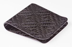 Checkered Weave Carbon Fiber Money Clip
