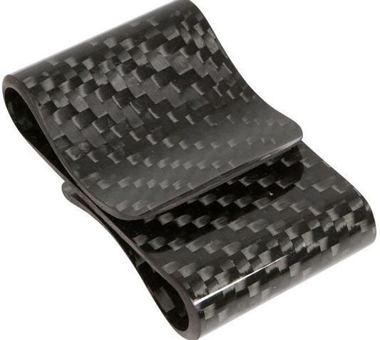 Double sided 100% All Carbon Fiber Money Clip.